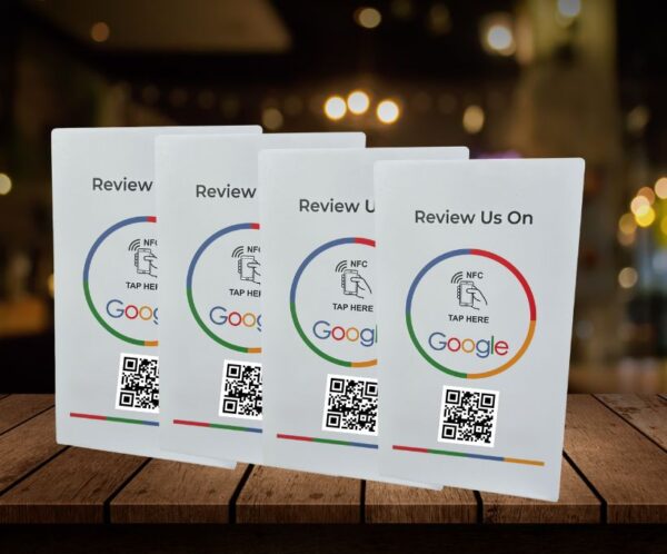 4 Google Review Stand combo